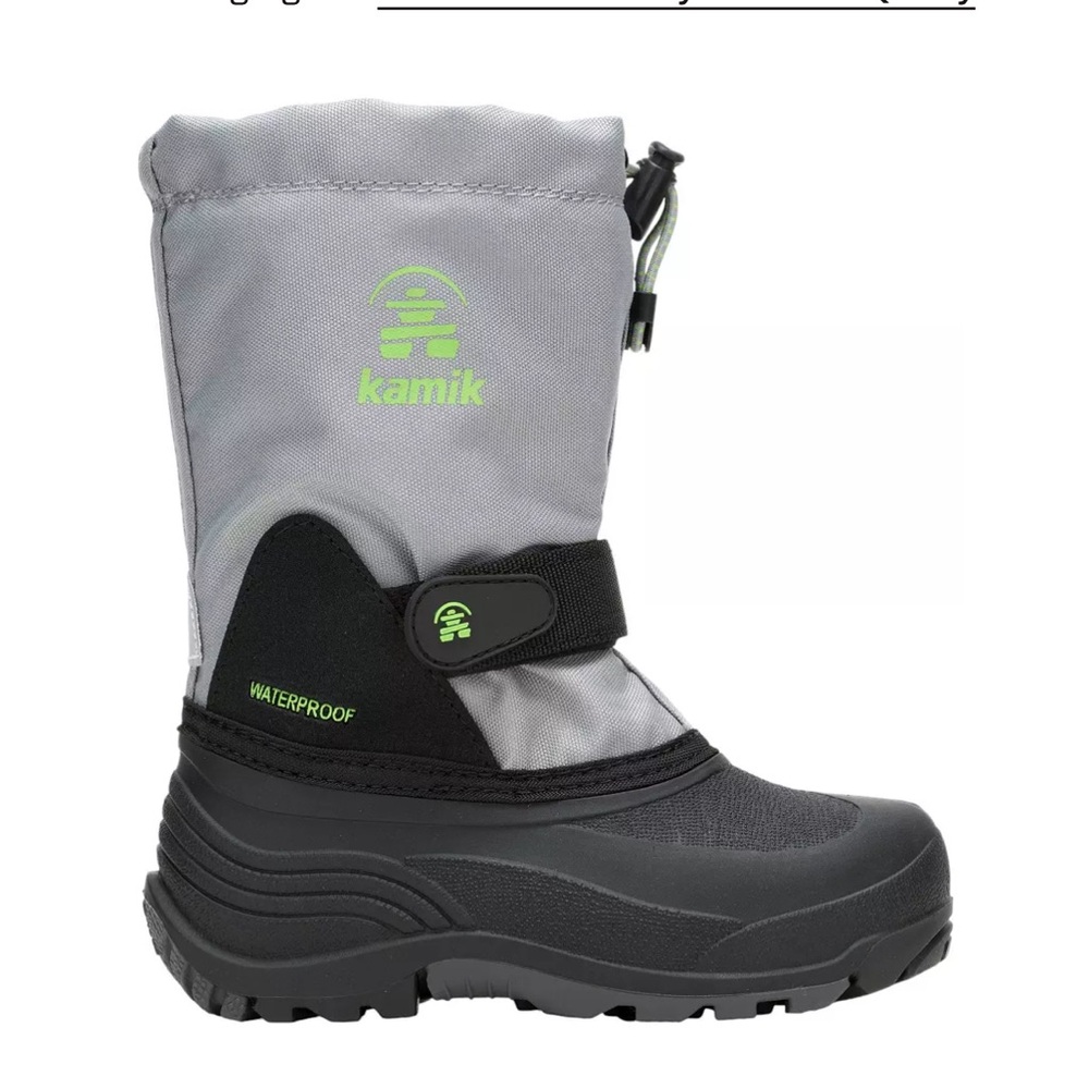 Kamik Black and Gray Winter snow Boots